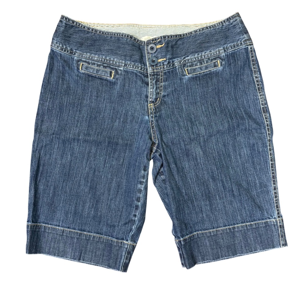 Madison Y2K Denim Bermuda Shorts Women's Size 10 Medium Wash